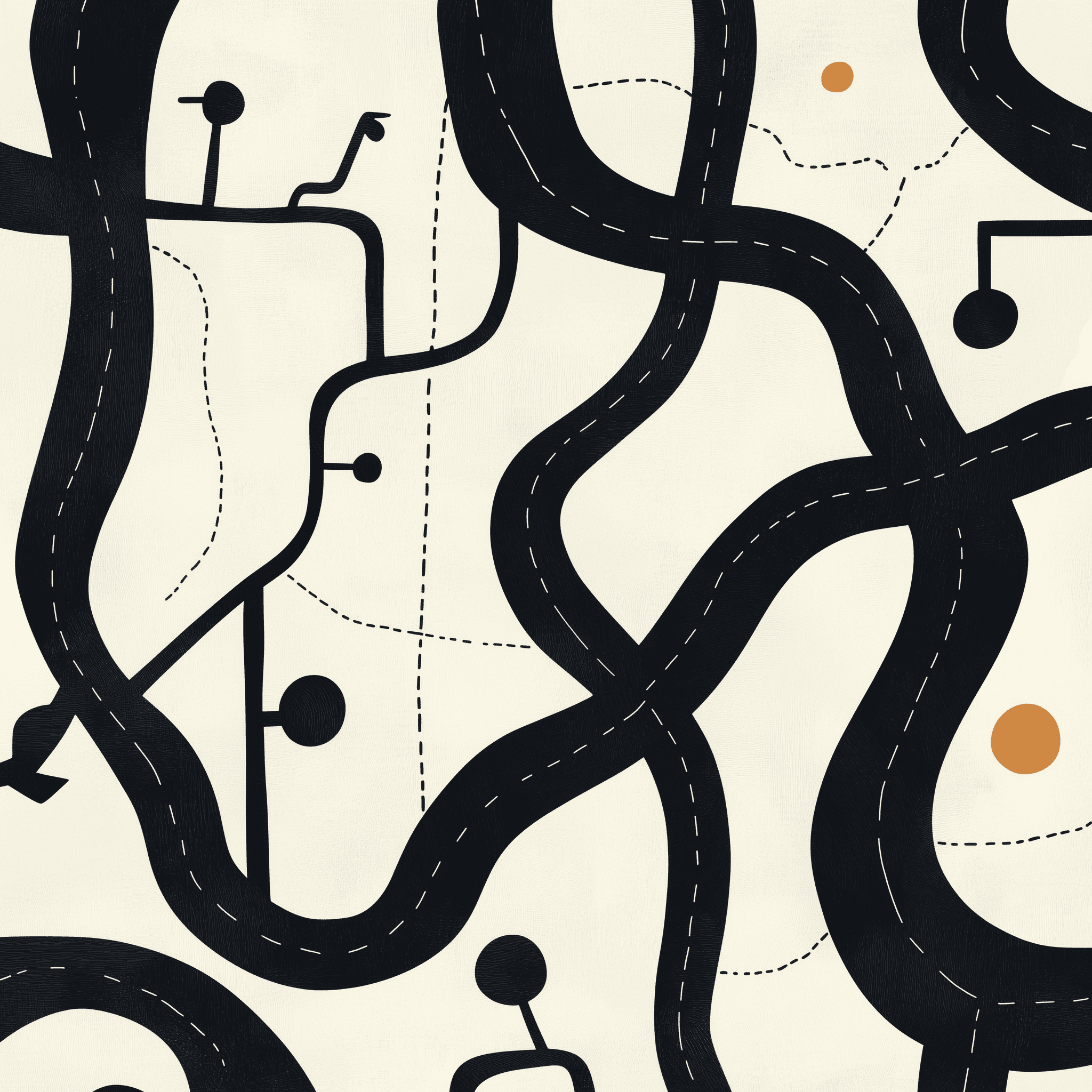 Map visualization representing memory and insights